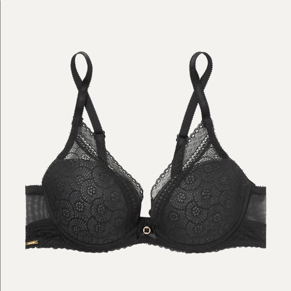 Chantelle Festivité Lace Plunge Bra - Picture 2 of 8
